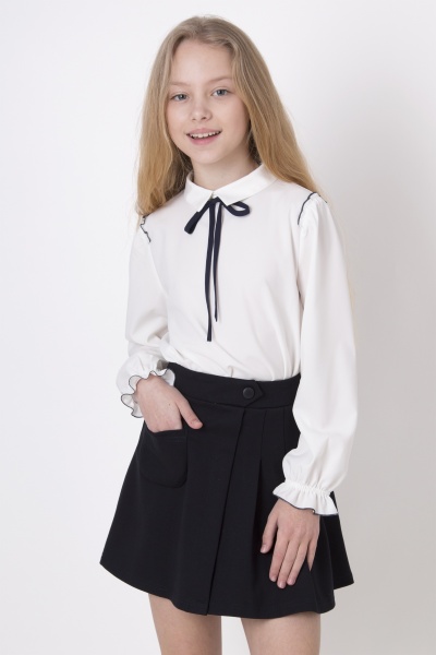 Блуза Mevis р.128 молочный 4397 