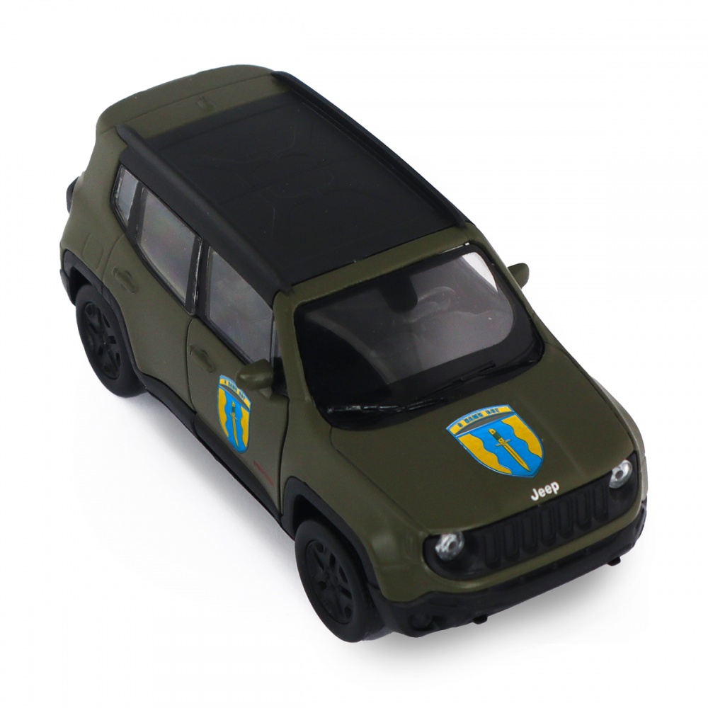 Автомодель TechnoDrive 1:32 серии Шевроны Героев Jeep Renegade Trailhawk Айдар 250351W