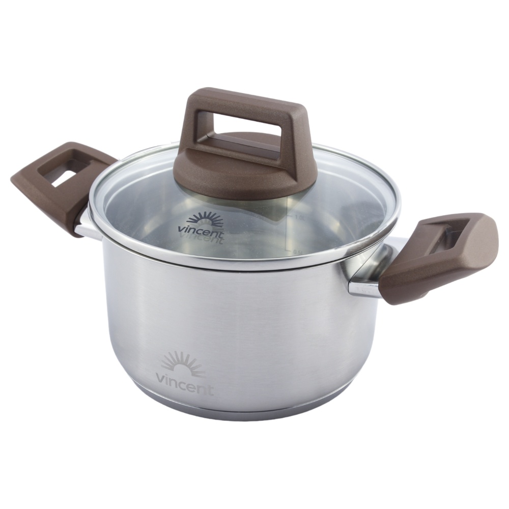 Каструля з кришкою Vincent 16 см 1,7 л VC-3186-16
