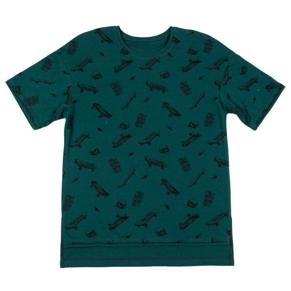 Футболка для хлопчиків Фламінго р.122 темно-зелений 896-124 