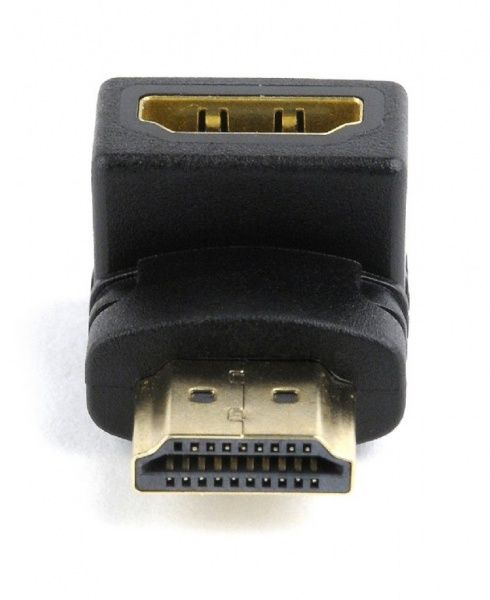Перехідник Cablexpert чорний (A-HDMI90-FML) кутовий HDMI 