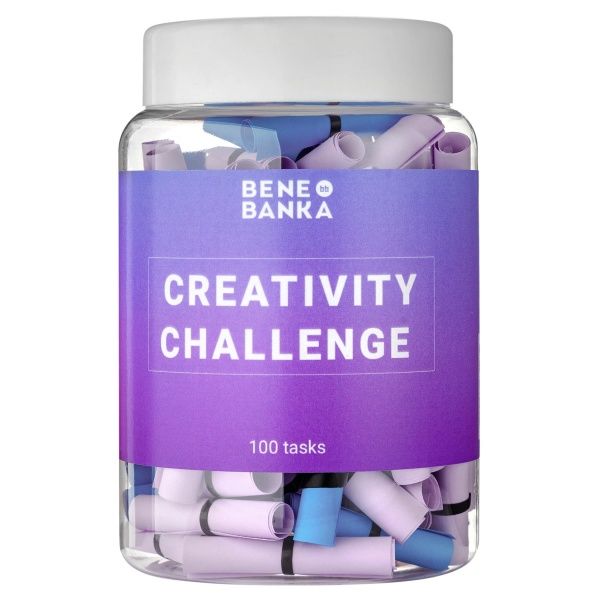 Баночка з записками Bene Banka Creativity Challenge (англ.) BB10EN