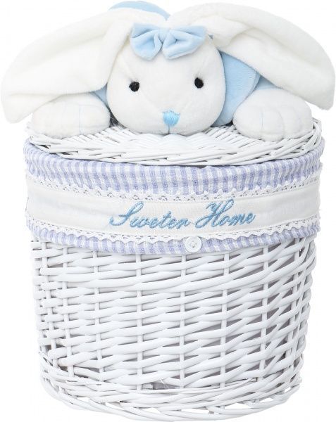 Кошик плетений з текстилем дитячий 28x26 см JMA16-12RD-3 