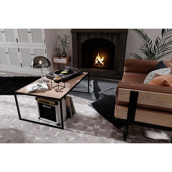 Плитка Golden Tile CORTILE Сірий 2F2830 40х40 