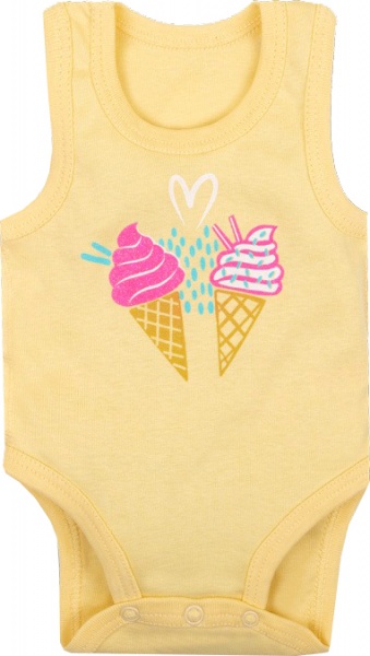 Боди для девочек для девочки GABBI BD-22-3 р.74 молочный 13111 