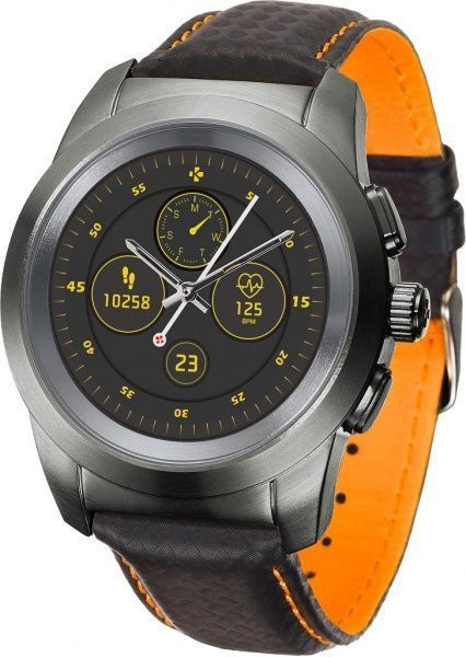 Смарт-часы MyKronoz ZeTime Regular Premium (44мм) brushed titanium carbon  — фото 1