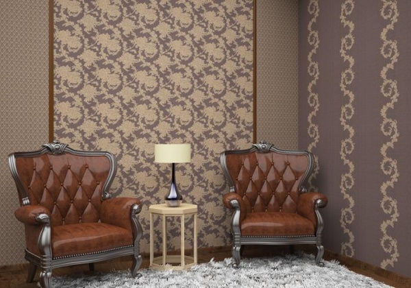 Шпалери вінілові гарячого тиснення Vinil Белісімо узор VIP5-0459 1,06x10,05 м 