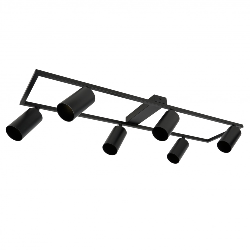 Люстра потолочная Berger 6x35 Вт GU10 [019] Black 4001-SLS-6 Black