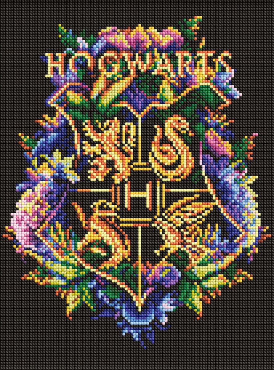Алмазна мозаїка Harry Potter: Герб Гоґвортсу ©Warner Bros. Ideyka — фото 1