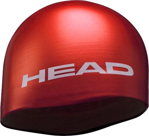 Шапочка для плавания Head Silicone Moulded 455005.RD one size красный