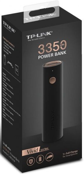 Портативное зарядное устройство TP-Link 3350 mAh black (TL-PBG3350)