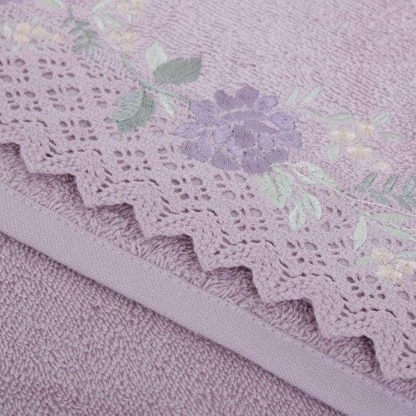 Набір рушників Amora світло-лавандовий Karna 