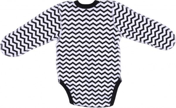 Боди Bambinelli Зигзаг р.56 черный с белым 