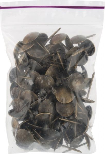 Цвяхи декоративні 100 шт, коричневі