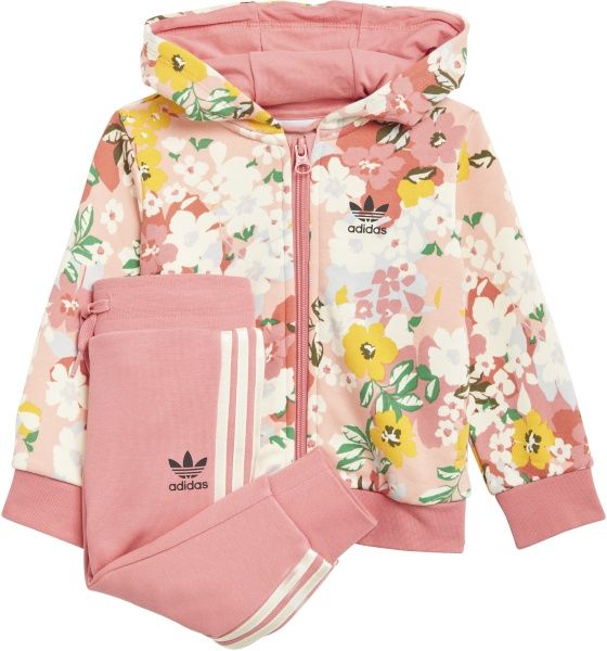 Спортивний костюм Adidas HOODIE SET FZ GN2257 р. 86 рожевий