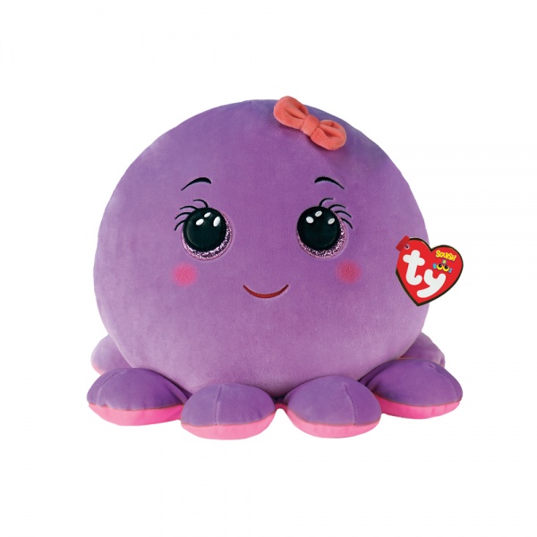 М'яка іграшка TY Squish-A-Boos Восьминіжок Octopus 20 см різнокольоровий 39242
