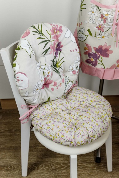 Подушка на стул Веточка 40 см Прованс