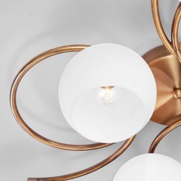 Люстра потолочная Strotskis Alba 6x40 Вт E27 античная бронза 30144/6 