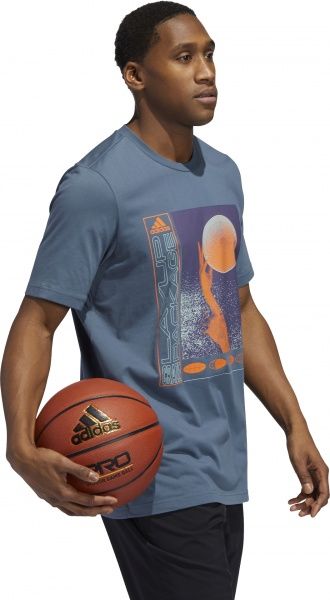 Футболка Adidas LAYUP CRAZE TEE GE4488 M блакитний