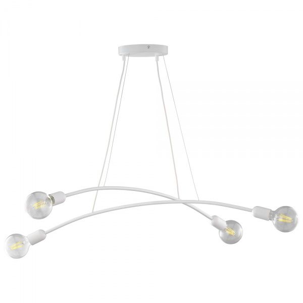 Подвес TK Lighting Helix 4x60 Вт E27 белый 6145