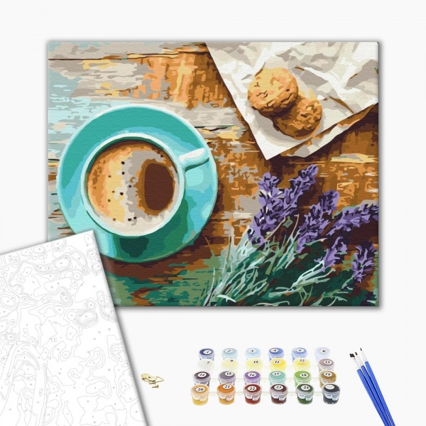 Картина за номерами Лавандовий ранок BS21514 40x50 см Brushme 