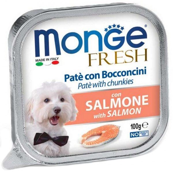 Корм влажный для собак для всех пород Monge (70013086) с лососем 100 г