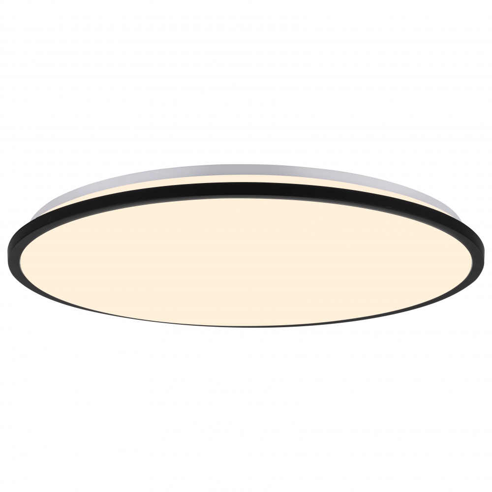 Светильник потолочный Sensio AGNIA с пультом 60 Вт белый с черным 3000-6500 К LED-SENS-AGNIA-60