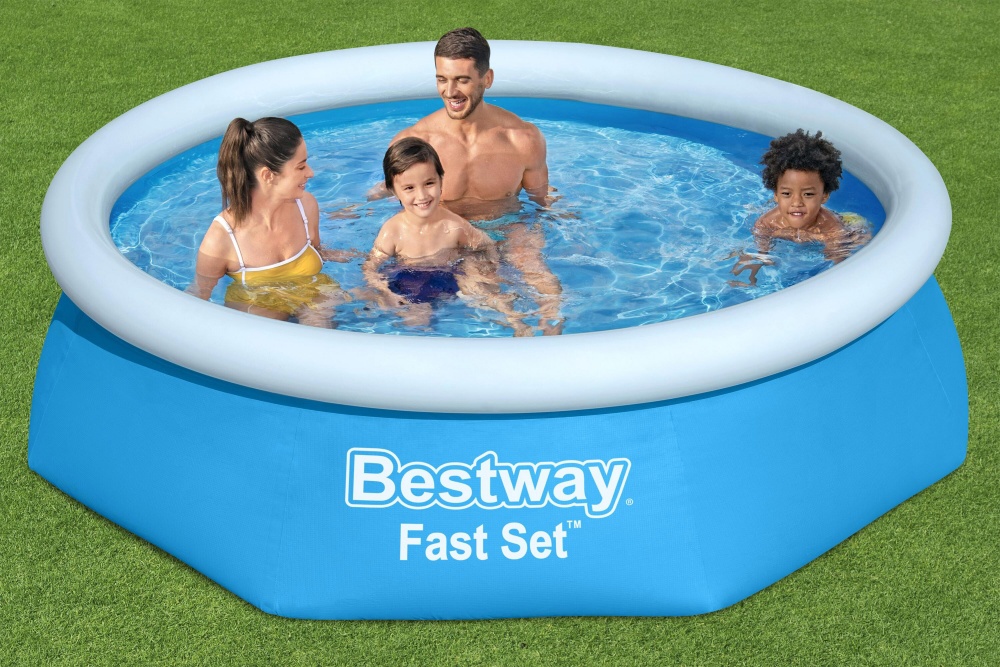 Басейн надувний Bestway Fast Set 244x61 см