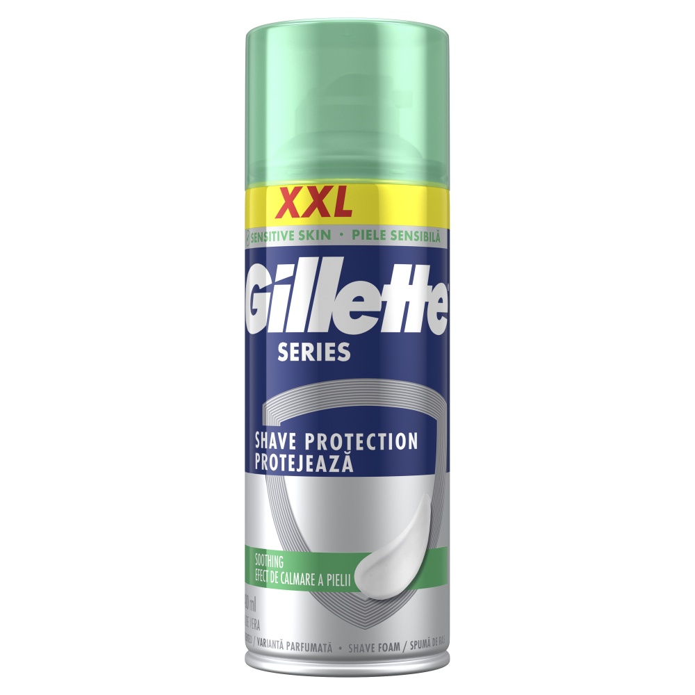 Піна для гоління для чутливої шкіри GILLETTE Series з алое вера 400 мл