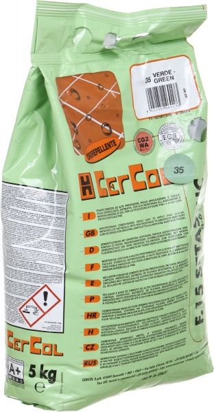 Фуга Cercol F.15 Setastuc 35 5 кг зелений 