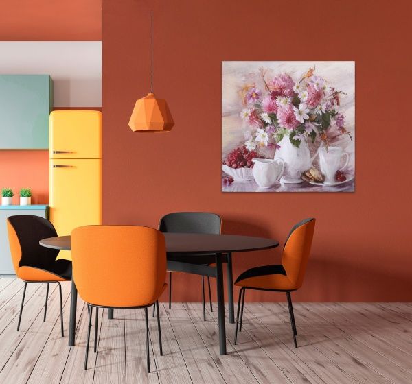 Репродукция Flowers 26 80-88 80x80 см 