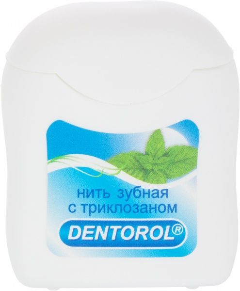 Зубная нить Dentorol с триклозаном 65 м