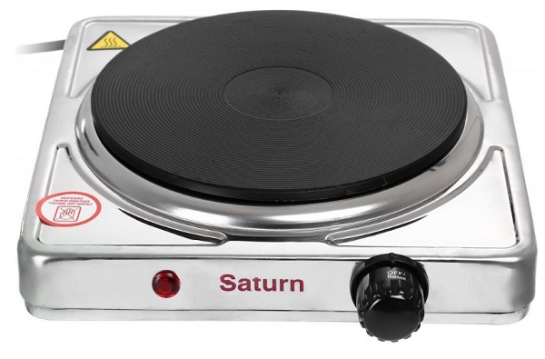 Плита настольная электрическая Saturn ST-EC0196 inox
