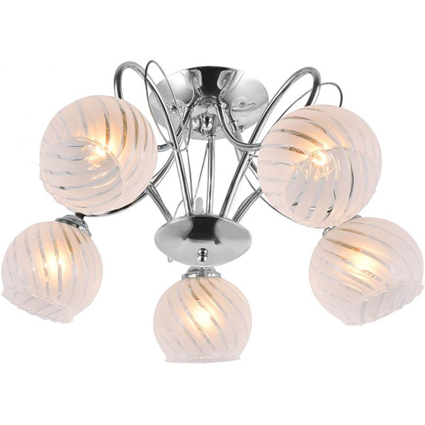 Люстра потолочная Accento lighting Libra 5xE27 хром ALG-79880/5 