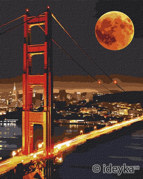 Картина за номерами Золоті ворота Ідейка 