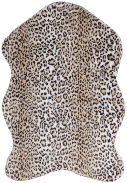 Килим KM 65х86 см з принтом в асортименті штучне хутро поліестер