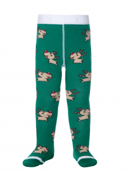Колготки детские унисекс Conte-Kids новогодние 21С-31СП 589р.92-98 зеленый 