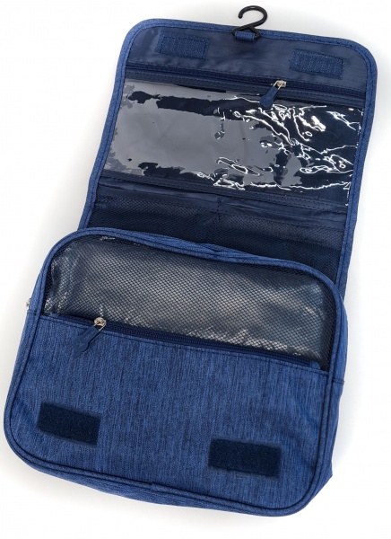 Косметичка-органайзер дорожня 24,5х18,5х10 см синій