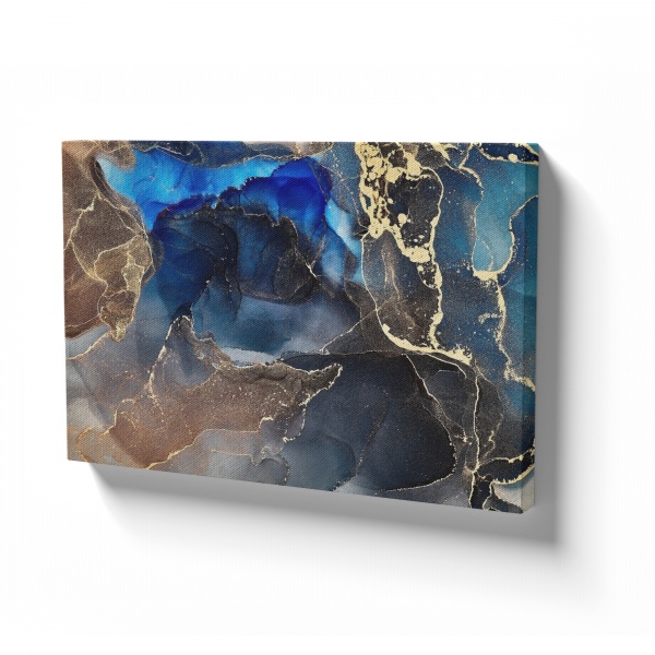 Картина на холсте Голубые флюиды 110x80 см WS Holst 14082213,6 