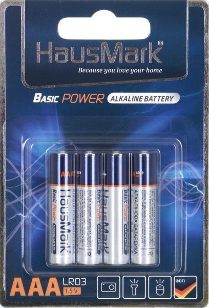 Батарейка HausMark Basic Power ААА 4 шт. (MST-AL4ААА) 