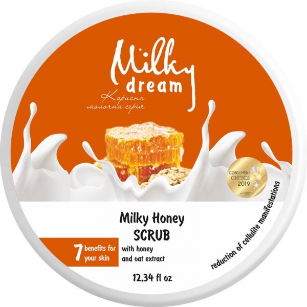 Скраб для тела Milky Dream Молочно-медовый с овсяными хлопьями 350 г