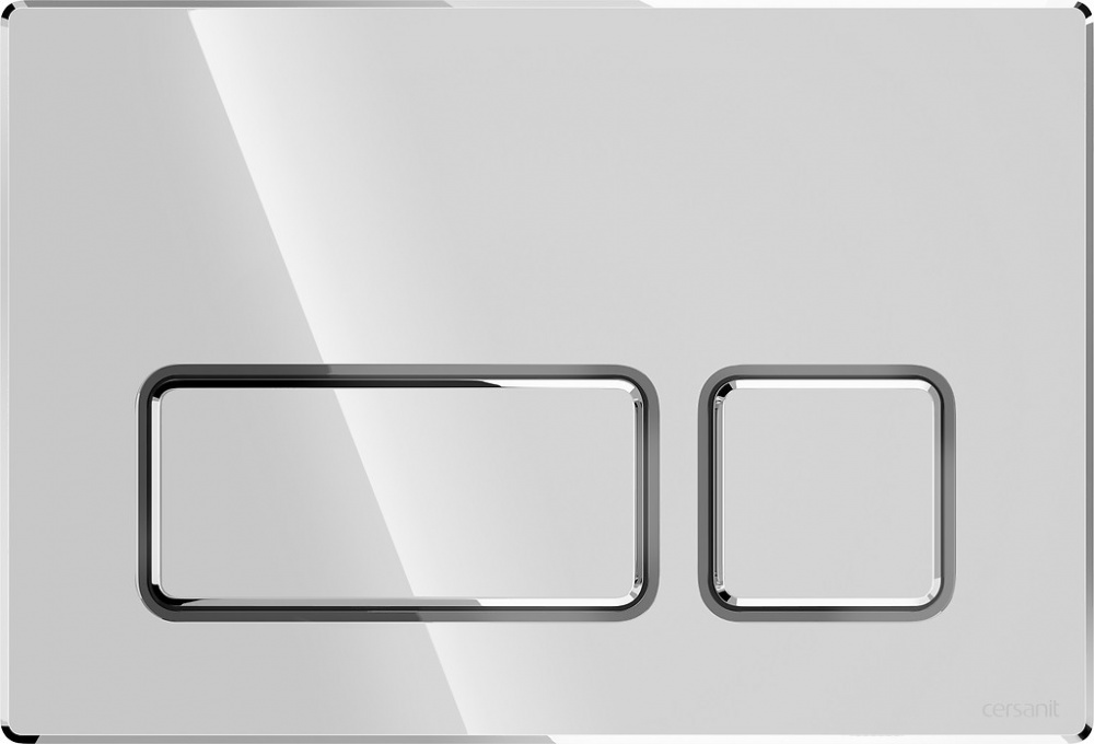 Клавиша для инсталляции Cersanit BLOCK глянцевый хром K97-454
