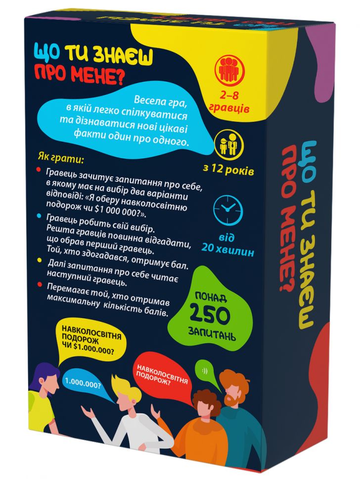 Игра настольная DGT-GAMES Что ты знаешь обо мне? 2278_C