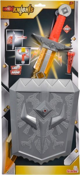 Набор для битвы Simba Wild Knights меч и щит со звуковыми и световыми эффектами 8042241