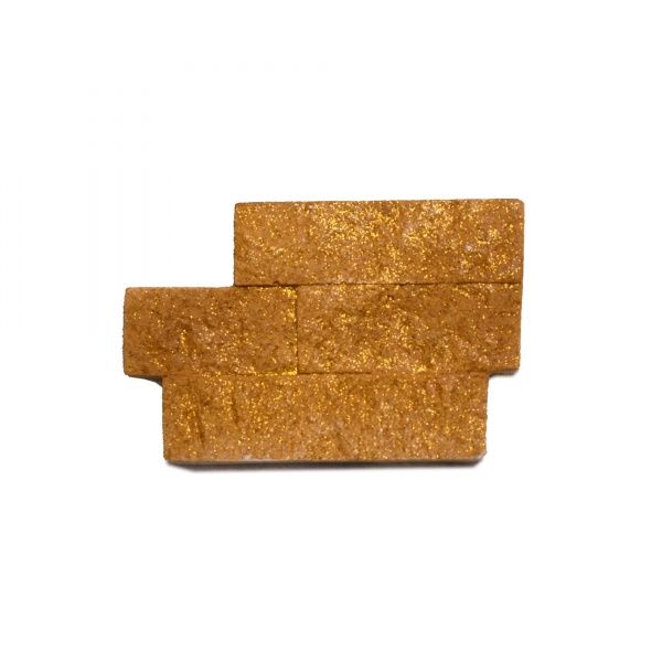 Плитка гипсовая прямая KLVIV DEKOR Dunay Slate Gold 0,84 кв.м 