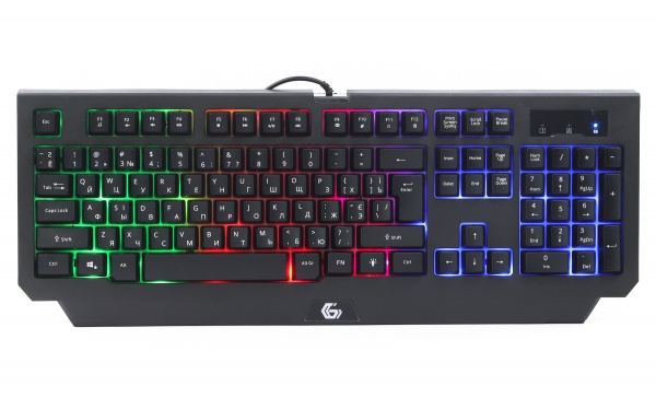 Комплект клавиатура и мышь Gembird 4-в-1 с RGB подсветкой