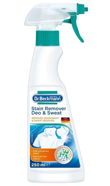 Пятновыводитель Dr. Beckmann спрей от дезодоранта и пота 250 мл