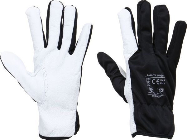 Перчатки Lahti Pro защитные с покрытием кожа XL (10) L270710K