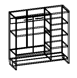 Тумба для взуття Visent Теді 1000x340x960 мм вибілене дерево 