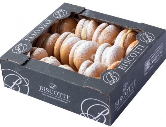 Печиво Biscotti здобне пісочне баніні 500 г 